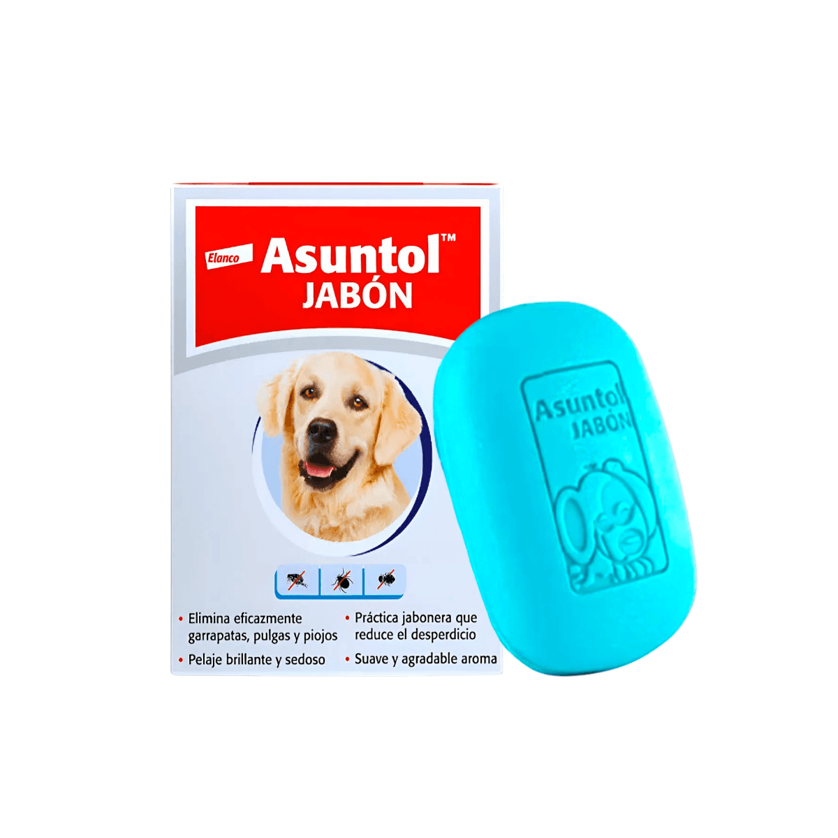 Asuntol Jabón Antipulgas para Perro