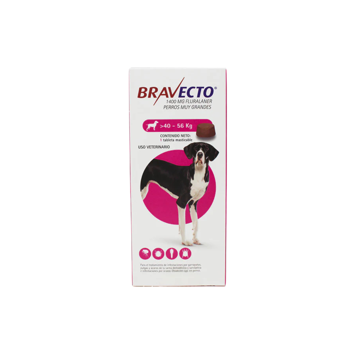 Bravecto Antipulgas y Garrapatas para Perros - 40-56 KG