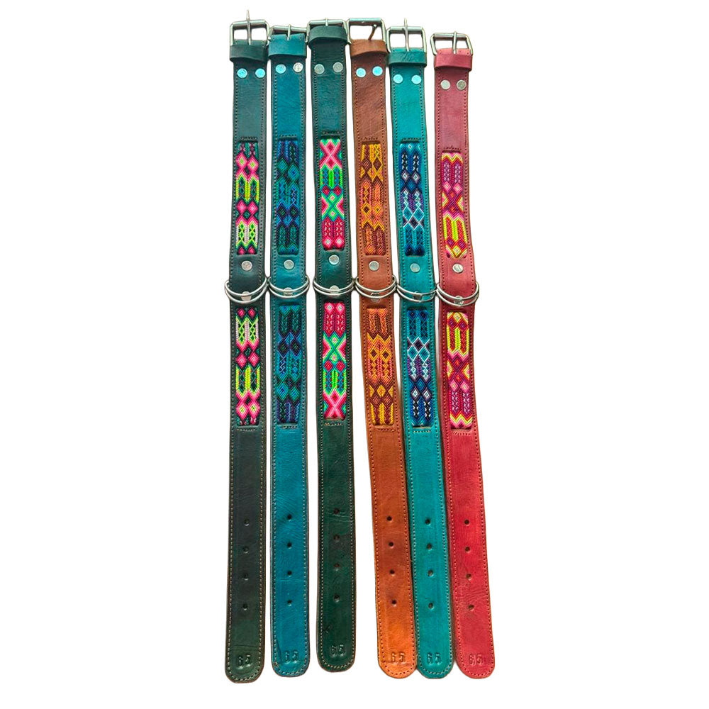PUNTO MEXICANO - Collar Simple Para Perro 80x3.5 Cm