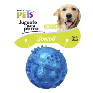FANCY PETS - Juguete Para Perro Pelota Flexible Con Sonido CH