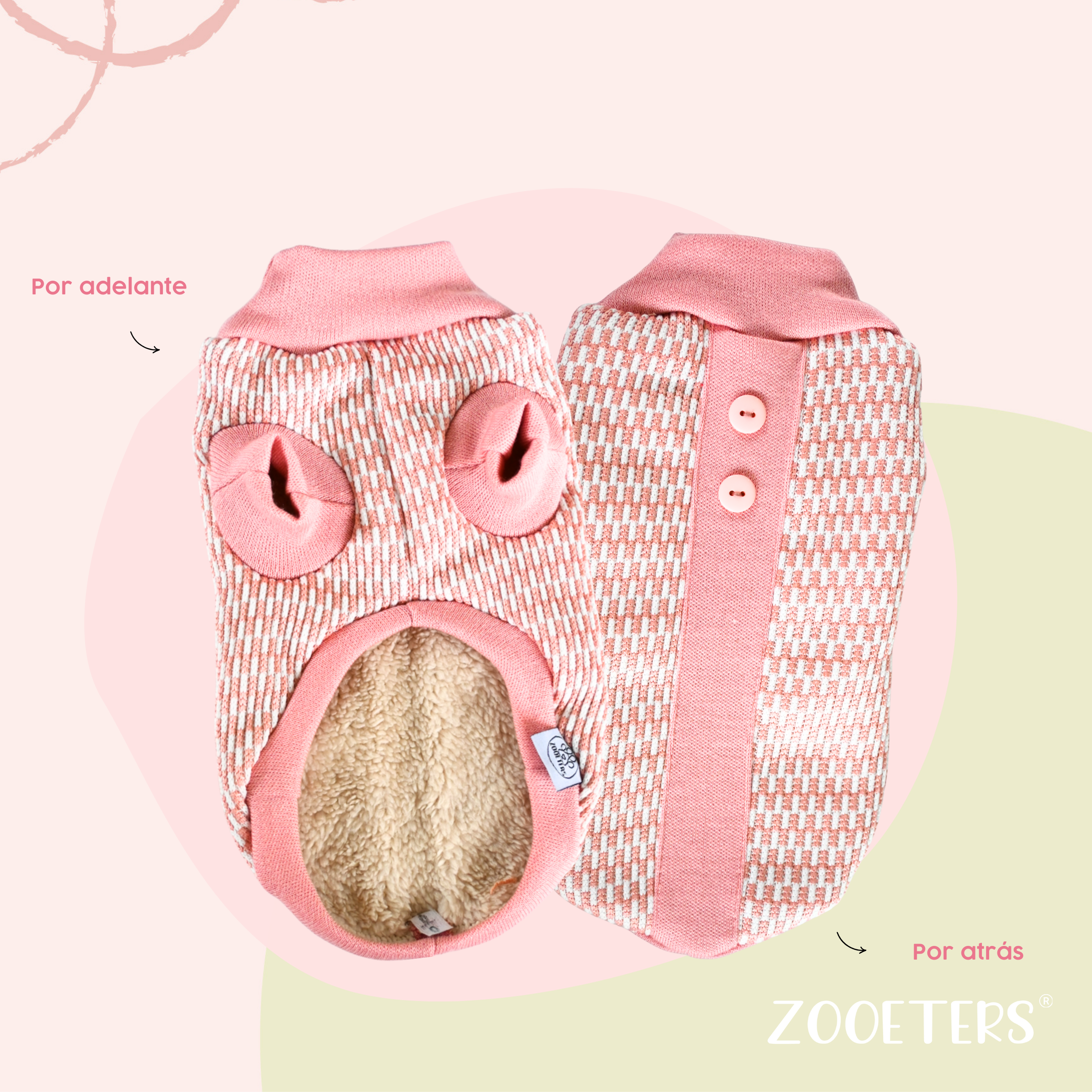 ZOOETERS - Suéter Cuadritos Para Perro Varios Colores T14