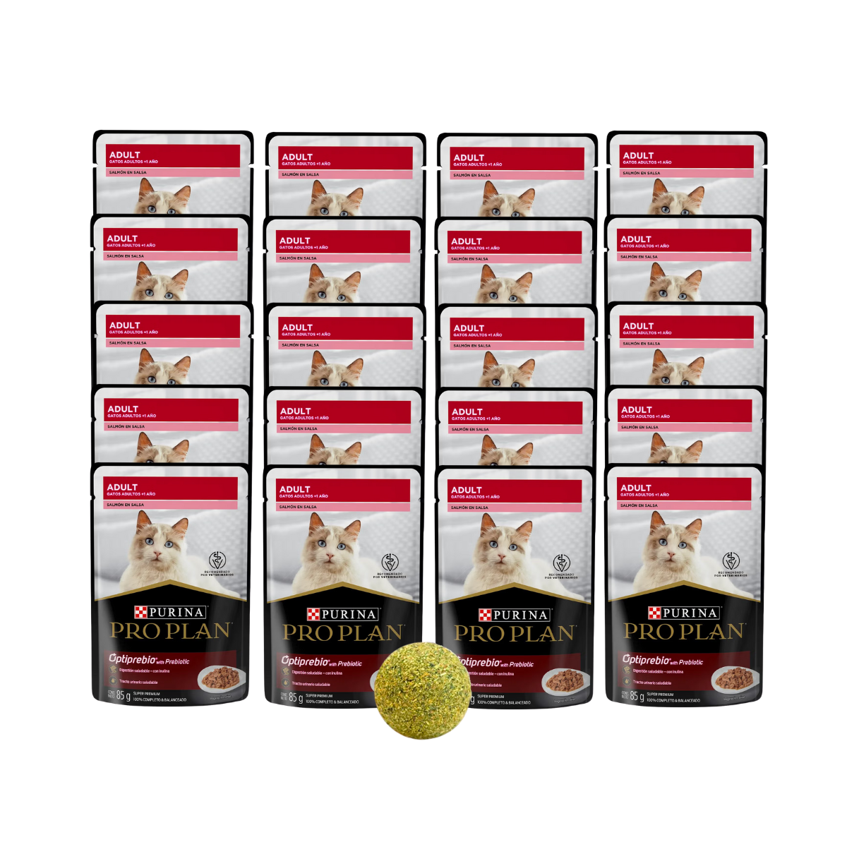 Pro plan pouch gato adulto salmón - 24