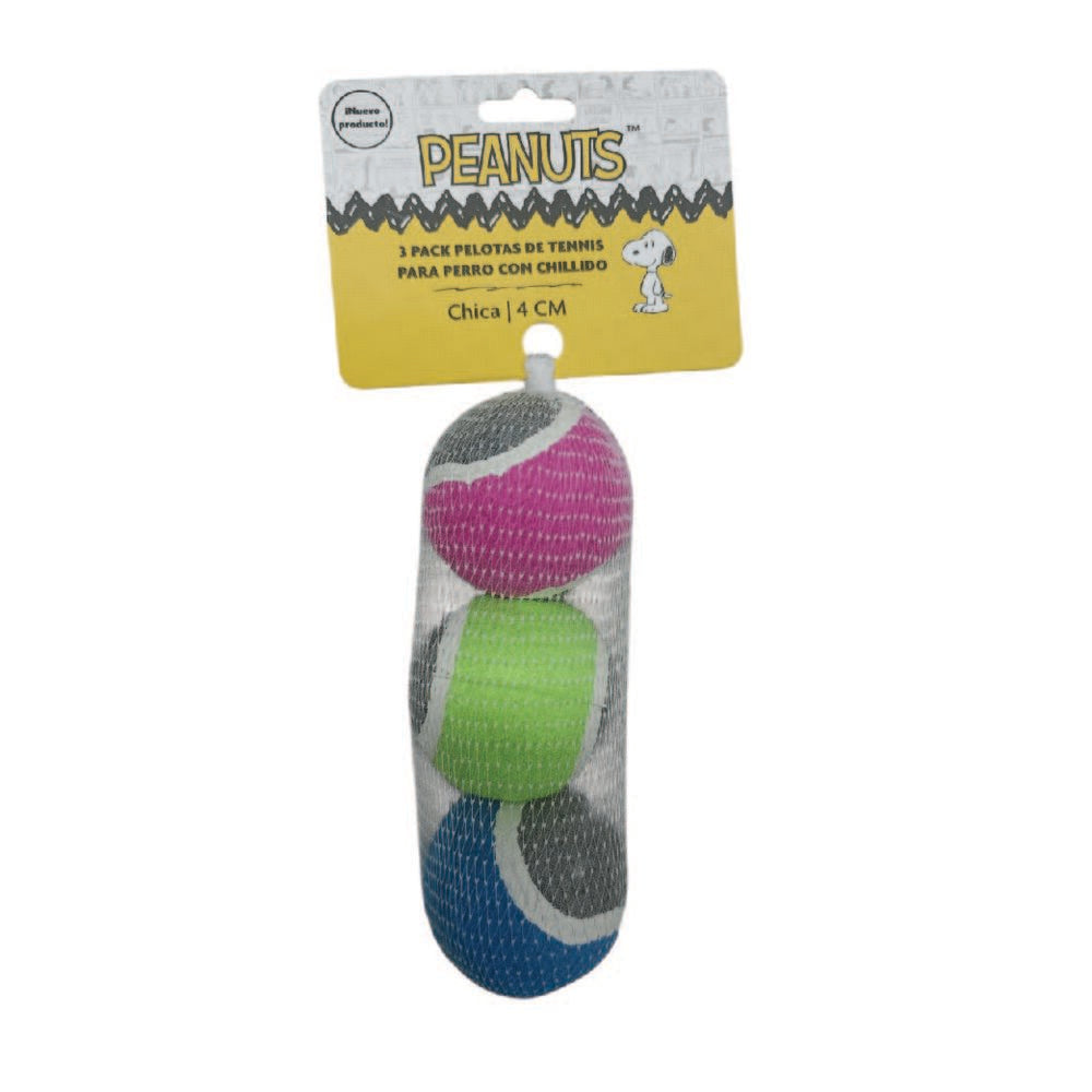 SMILE - Set De 3 Pelotas Chicas Para Perros