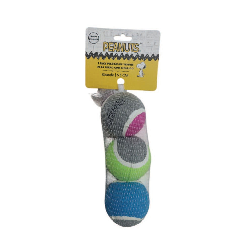 SMILE - Set De 3 Pelotas Grandes Para Perros
