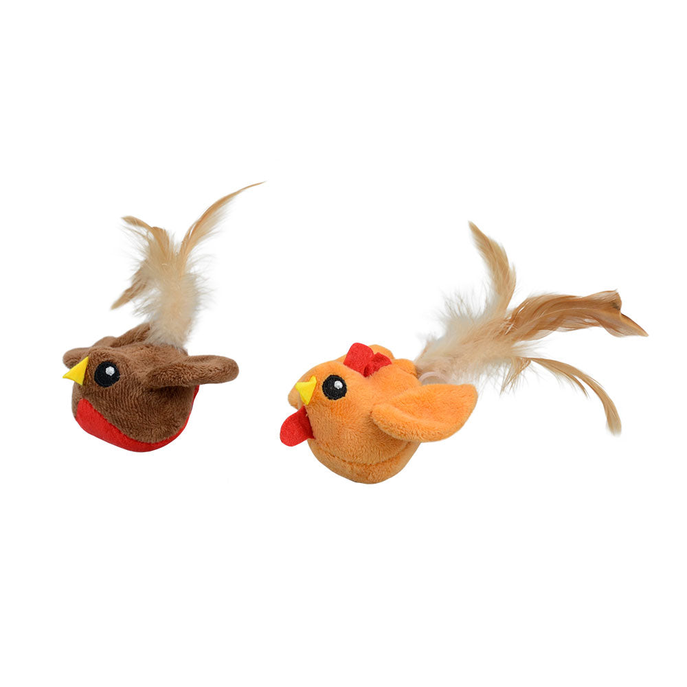 SUNNY - Juguete Pawffy Forma de Gallina Para Gato