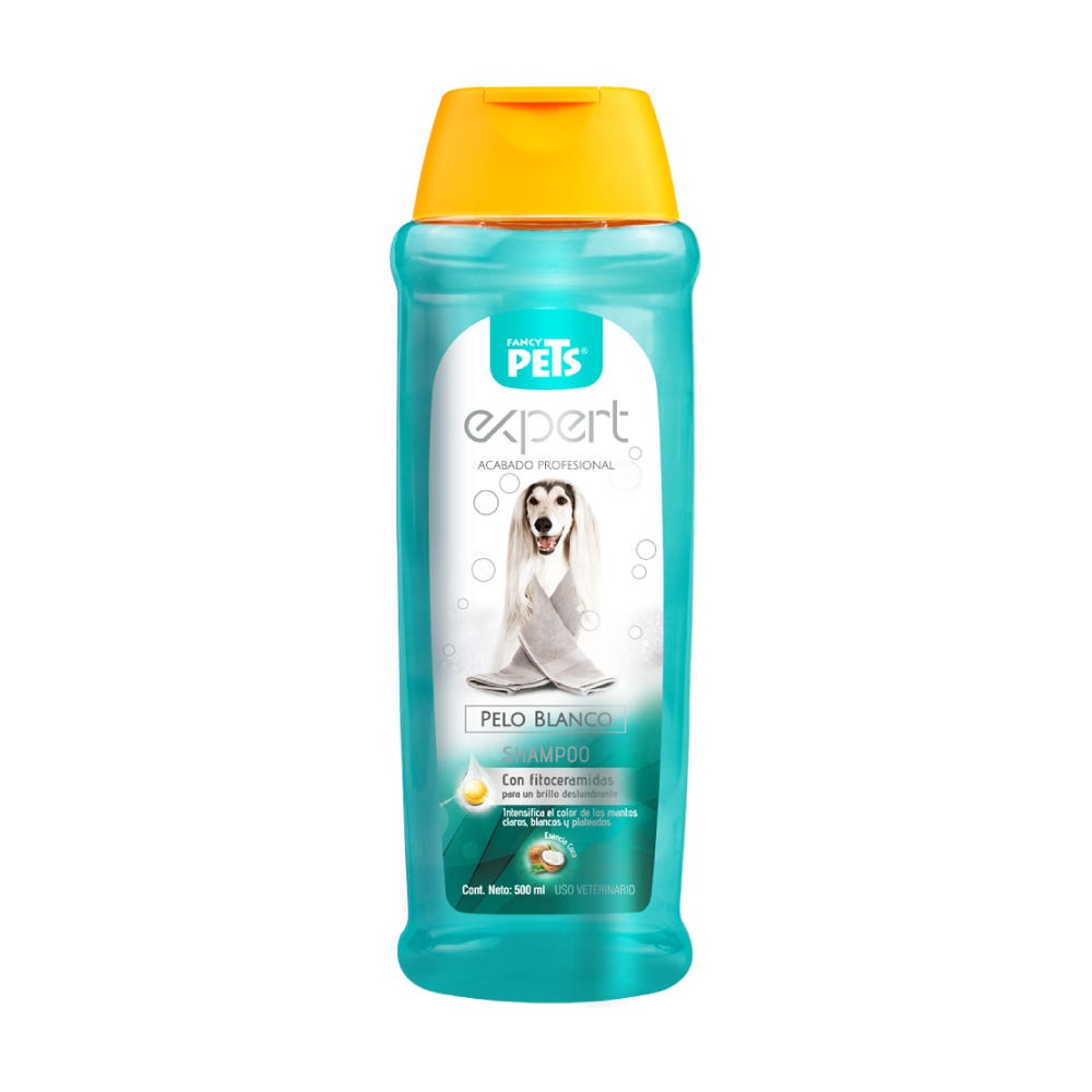FANCY PETS - Shampoo Para Perros Expert Pelo Blanco 500 ml