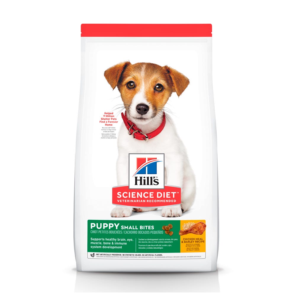 HILL'S SCIENCE DIET - Small Bites Alimento Seco Para Perro Cachorro Razas Medianas 2 Kg