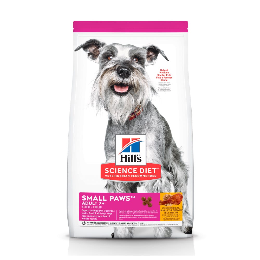HILL'S SCIENCE DIET - Small Paws Alimento Seco Para Perro Senior 7+ Mini 2 Kg