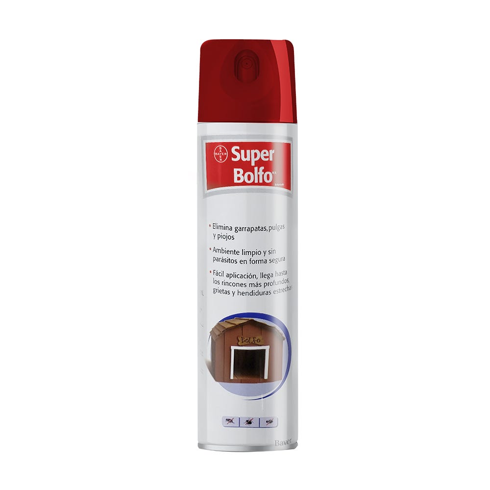 BOLFO - Súper Bolfo Reforzado Aerosol Antipulgas Para Perro 430 ml