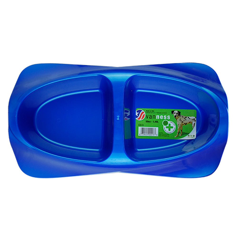 VAN NESS - Plato Grande Doble Para Perro y Gato 1.4 L