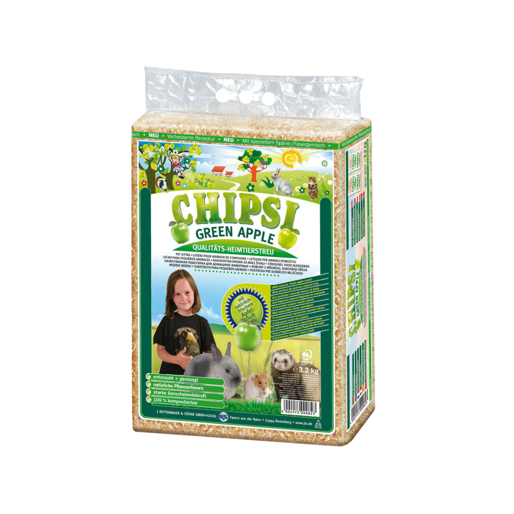 CHISPI - Lecho De Madera Para Roedores Sutrato Olor Manzanza 15 L