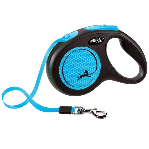 Flexi Correa Neon Azul - 5 m