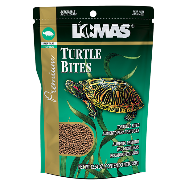 GRUPO LOMAS - Turtle Bites Alimentos Para Tortugas 350 g
