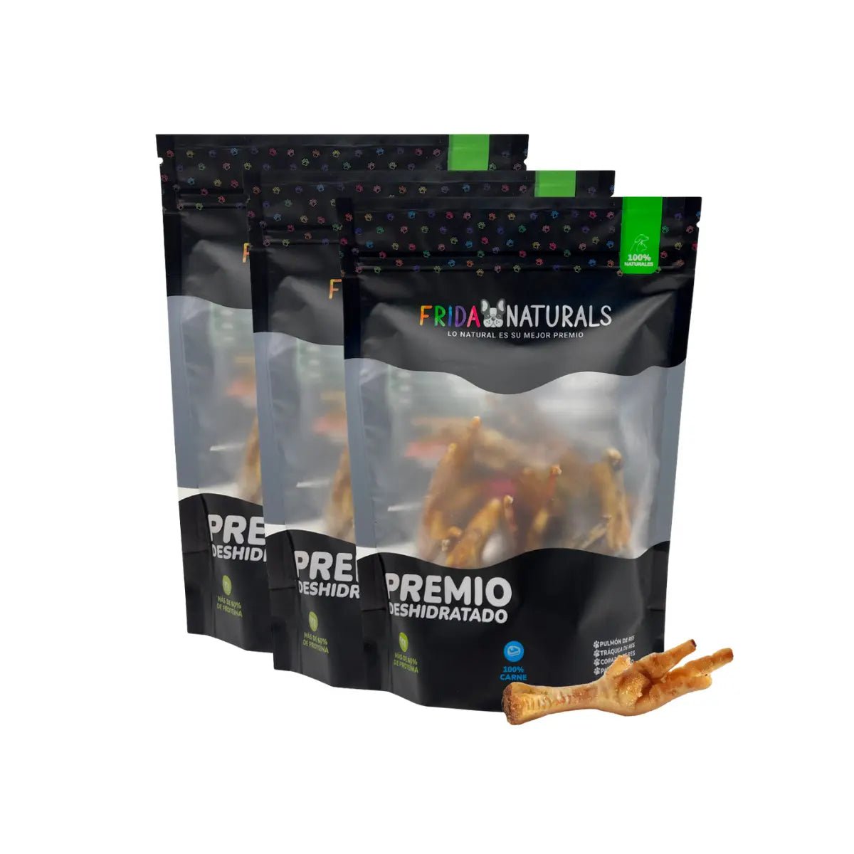 Frida Naturals 42 Patas de Pollo Deshidratadas