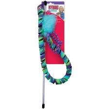KONG Teaser Curlz — 1 pza · Estimula el instinto de caza