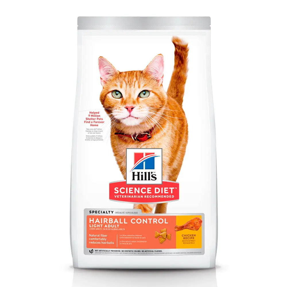 Hill's Science Diet Adult Hairballl Control Light - 3.2