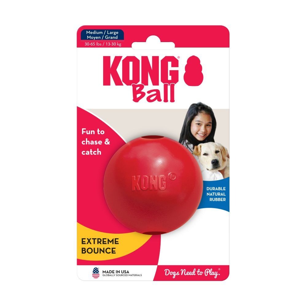 Kong Pelota Clásica M/G con Agujero