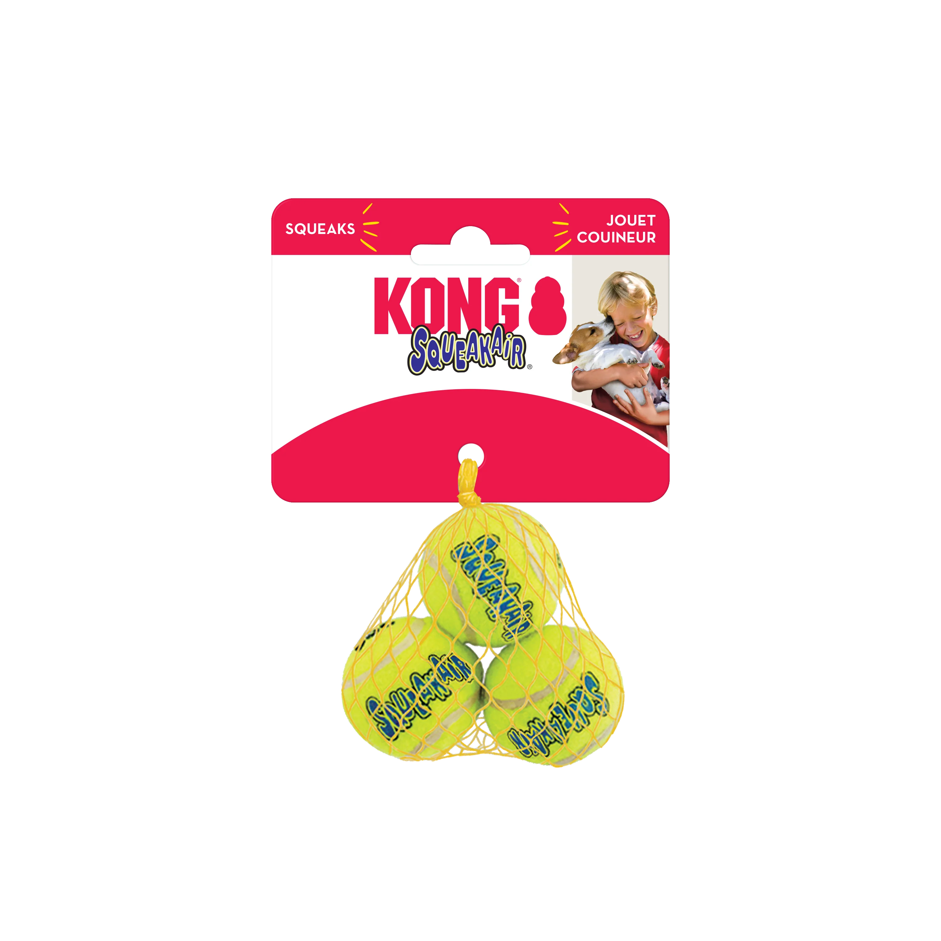 KONG Pelotas Squeakair XCH - 3 piezas
