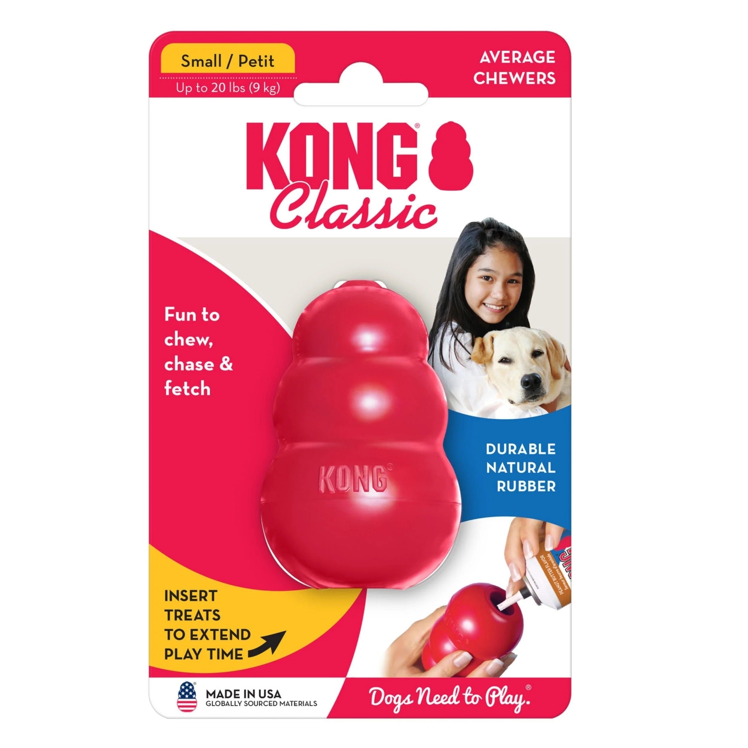 Kong Clásico Rojo - S