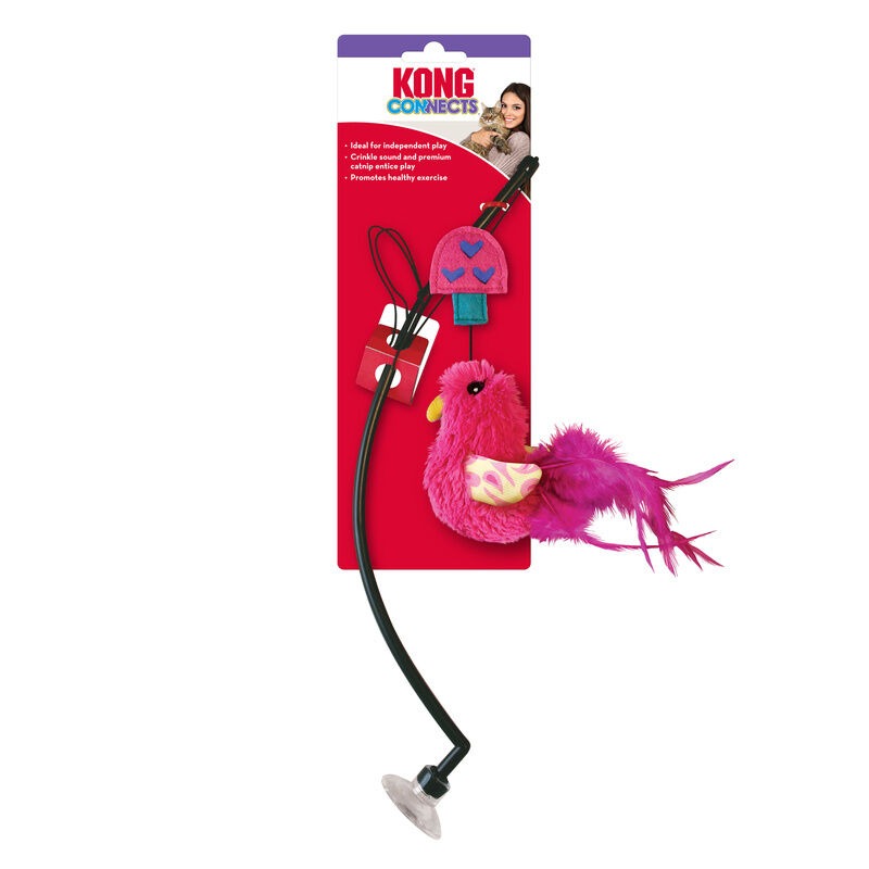 KONG Connects Bird Teaser — Juguete con Ventosa