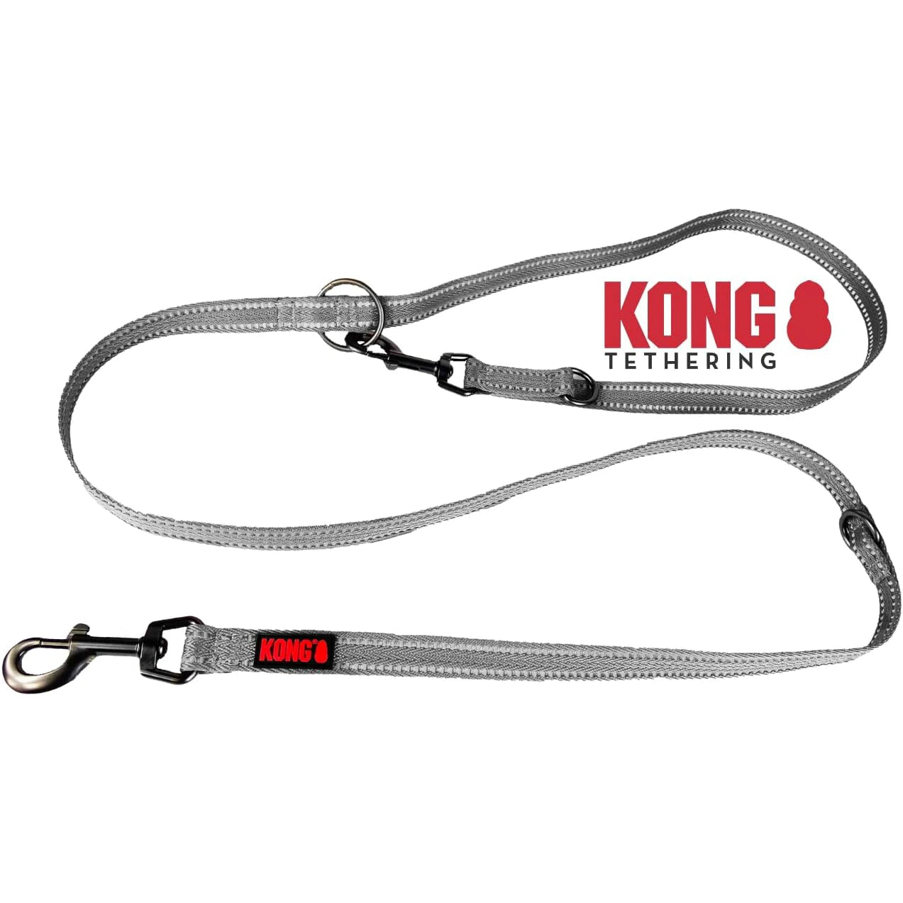Kong correa ajustable gris