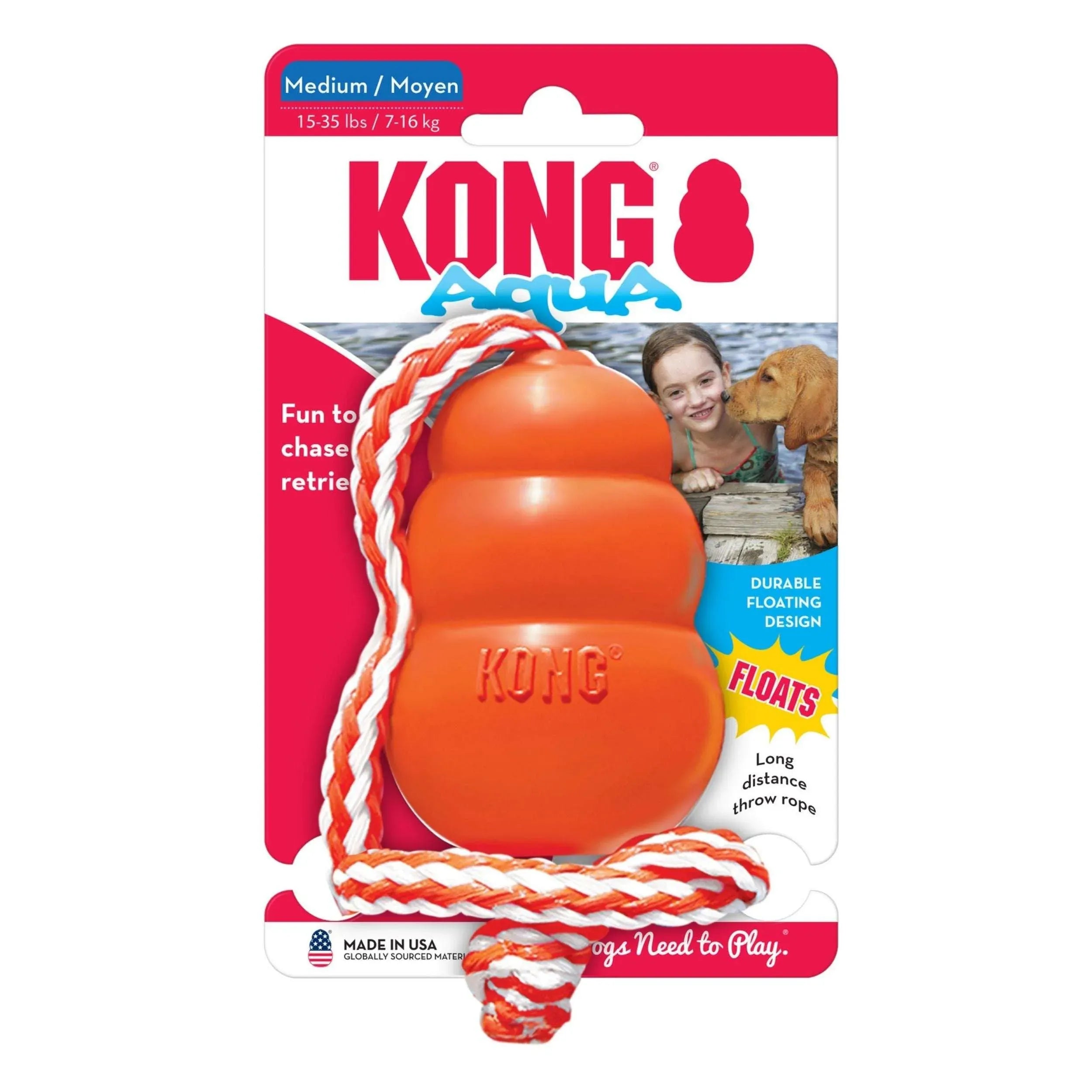 KONG Aqua Mediano— Naranja