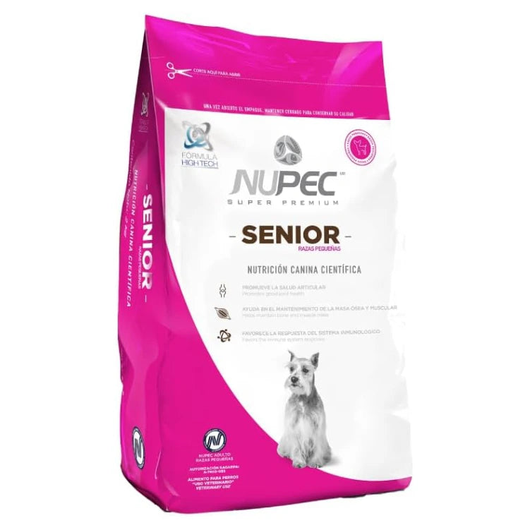 NUPEC - Alimento Seco Para Perro Senior Razas Pequeñas 8 Kg