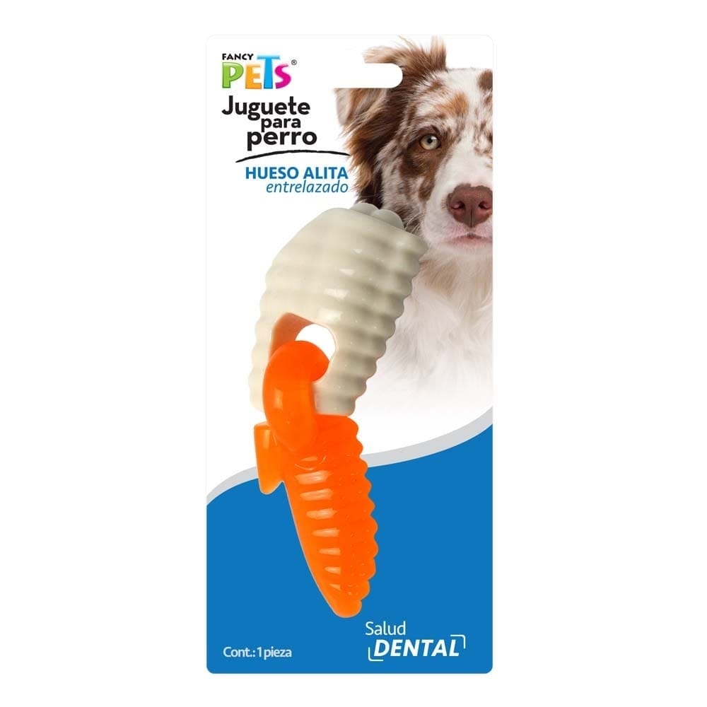 FANCY PETS - Juguete Para Perro Hueso Alita Entrelazado