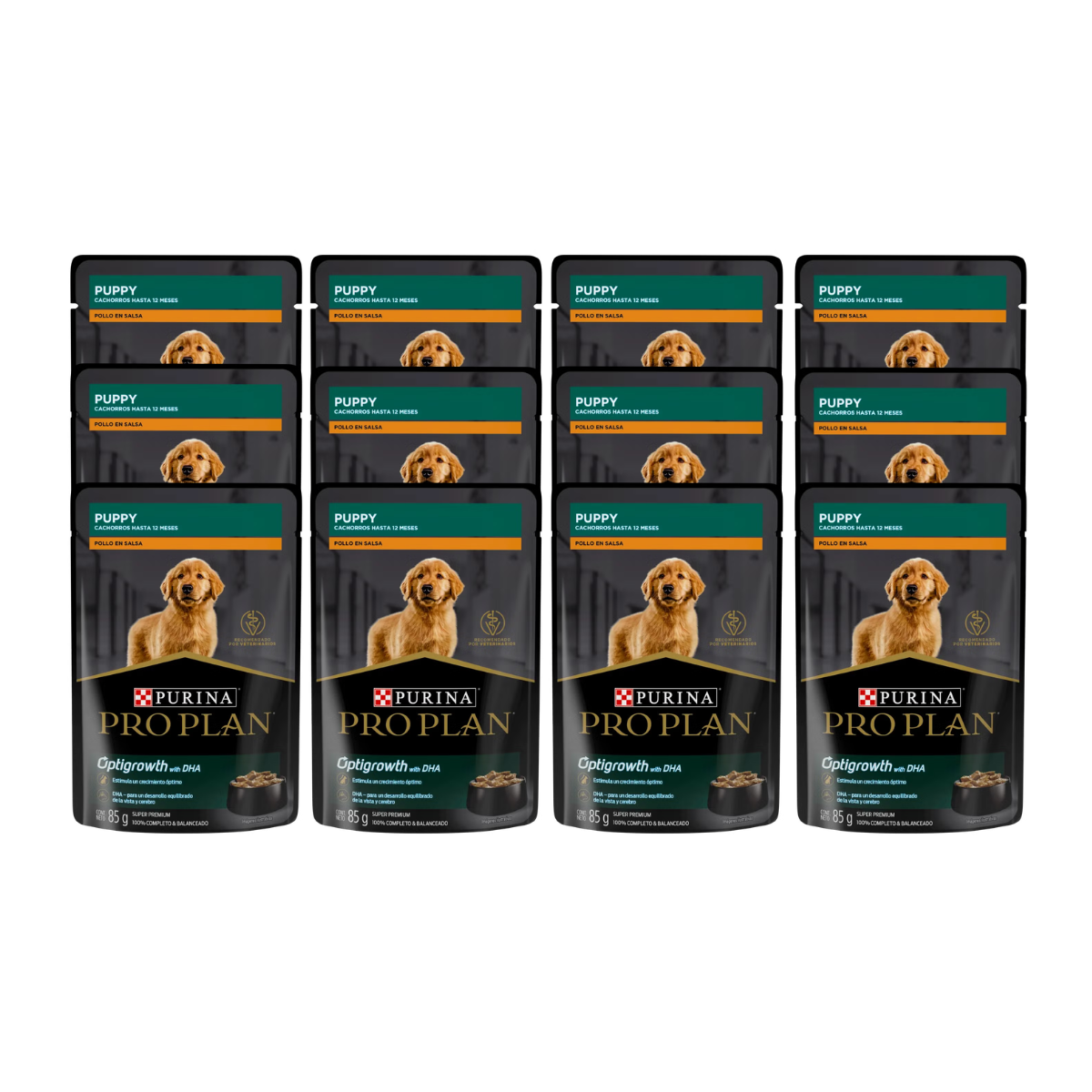 Pro plan pouch cachorro sabor pollo - 12