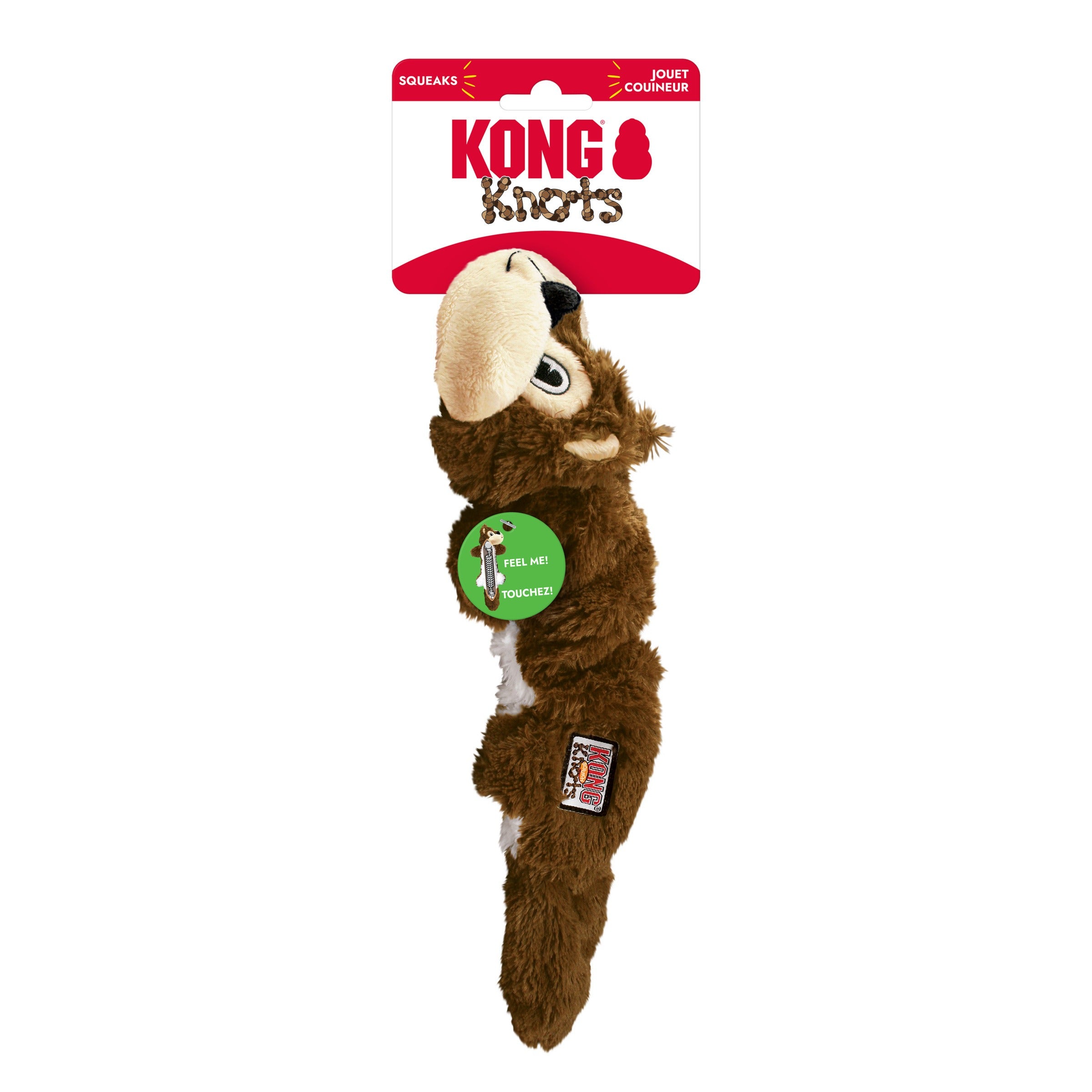 KONG Scrunch Knots Squirrel