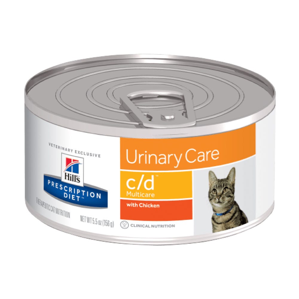 HILL'S PRESCRIPTION DIET - Urinary Care Alimento Húmedo En Lata Para Gato c/d Multicare Cuidado Urinario 156 g