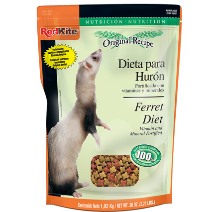 REDKITE - Ferret Diet Alimento Para Huron Pellet 1 Kg
