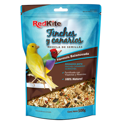 REDKITE - Alimento Mezcla de Semillas Para Canarios Y Finches 500 g