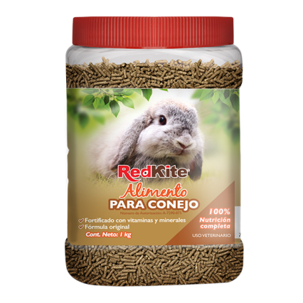 REDKITE - Alimento Pellets Para Conejo 1 Kg