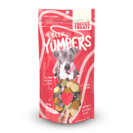 TRICK & TREATS - Premios Para Perros Yumpers Res 100 G
