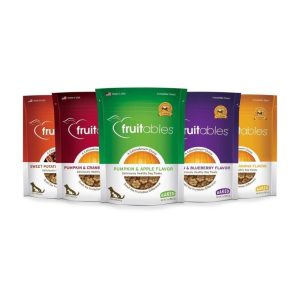 FRUITABLES - Premios Para Perro Sabor Calabaza y Manzana 198 g