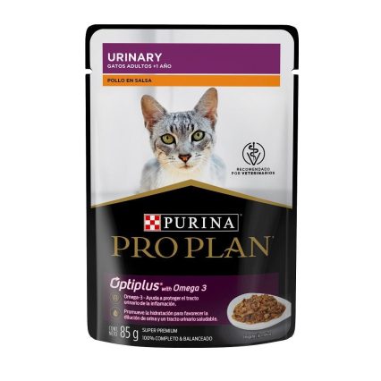 PRO PLAN - Urinary Alimento Húmedo En Sobre Para Gato Adulto Receta Pollo 85 g*
