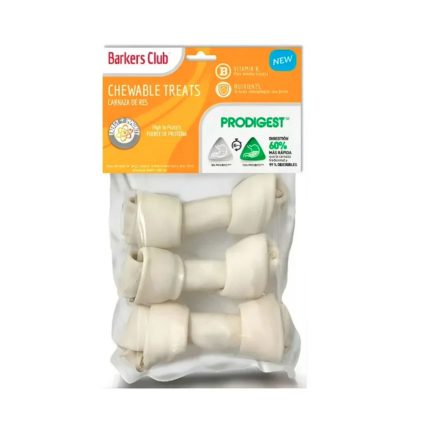 BARKYS - Premio Para Perros Carnaza de Res Barkers Club 6-7 cm 3 Pack