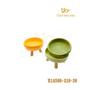 COOL BAO BAO - Plato De Comida Alto Para Perro o Gato