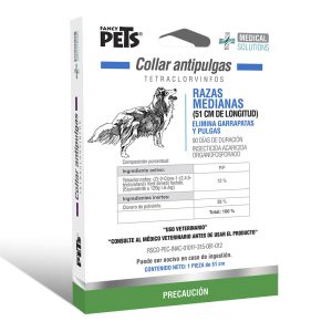 FANCY PETS - Collar Antipulgas Para Perro Razas Medianas