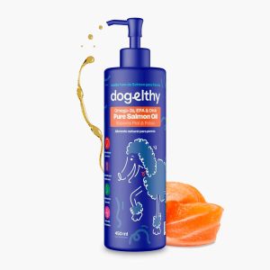 DOGELTHY - Aceite De Salmón Puro Para Perros Cuidado De Piel & Pelo 450 ml