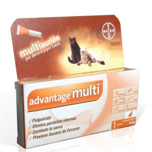 ADVANTAGE MULTI - Desparasitante para Gatos Chico