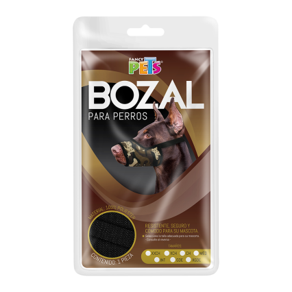 FANCY PETS - Bozal Para Perro Con Forro De Malla Med