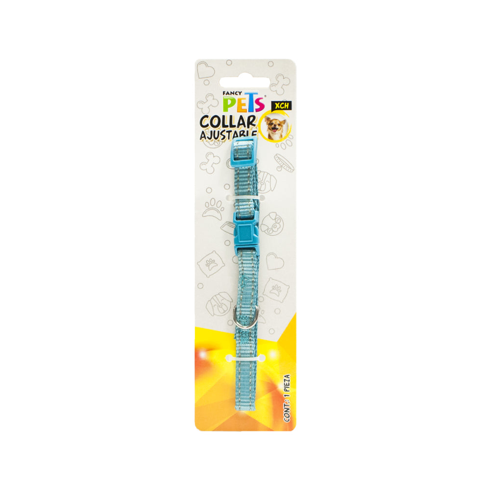 FANCY PETS - Collar Para Perro De Nylon Con Bandas Reflejantes XCH