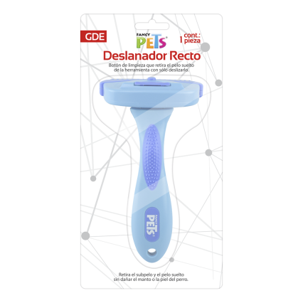 FANCY PETS - Deslanador Recto Grande Para Perro