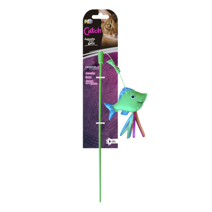 FANCY PETS - Juguete Caña De Pescar Catch Para Gato