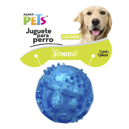 Juguete Fancy Pets Pelota Flexible Grande Con Sonido