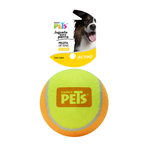 Juguete Pelota Gde De Tenis Bicolor - 1 Pz Fl7159