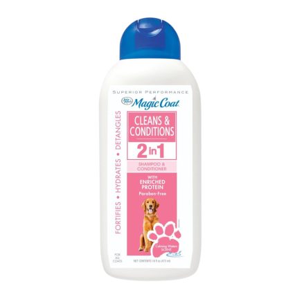 Four Paws - Shampoo Y Acondicionador Magic Coat Para Perros 2 En 1 Proteína Enriquecida 473 ml