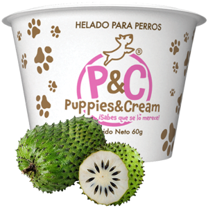 Helado Puppies&Cream Guanábana 60g